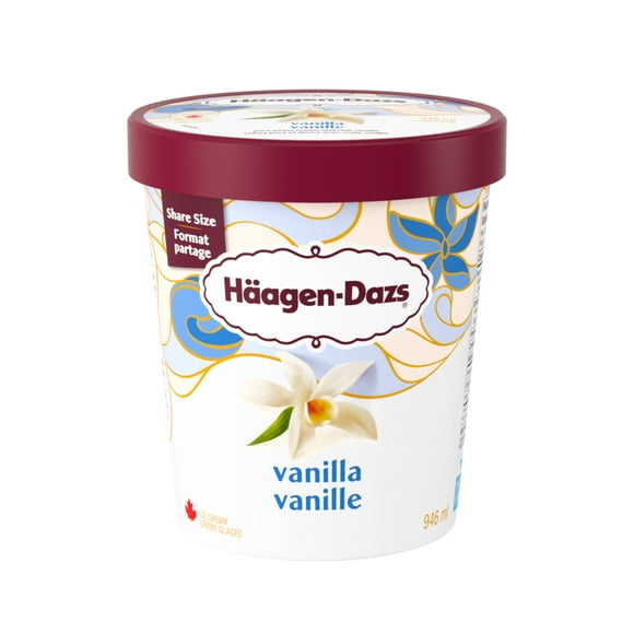 Vanilla Ice Cream, Crafted In Canada With 100% Canadian Dairy, 0.9 L