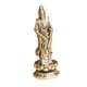 thumbnail image 4 of Estatua de Bodhisattva Guanyin de latón de 4,6 cm, adorno de mesa, escultura mitológica china para Estilo B, 4 of 9