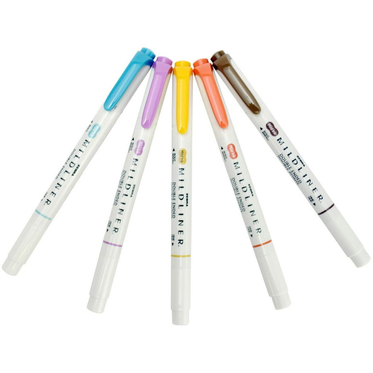 Zebra Mildliner Soft Color Highlighter  Zebra Mildliner Marker Pen -  3/5/25 Color - Aliexpress