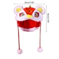 thumbnail image 5 of Milue Cat Lion Costume Hat Small Dogs Cats Plush EarFlap Cap Puppy Festival Headgear, 5 of 16