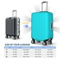 thumbnail image 6 of Balery Luggage Cover Aqua Print Suitcase Covers for Luggage Elastic Washable Suitcase Protector Fits 18-32 Inch Luggage-Small, 6 of 9