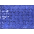 thumbnail image 1 of Ahgly Company Indoor Rectangle Persian Blue Bohemian Area Rugs, 5' x 7', 1 of 4