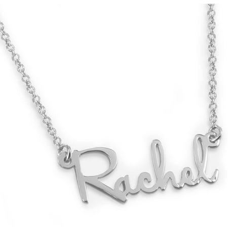 Sterling Silver Name Necklace - Sterling Silver Mini Name Necklace