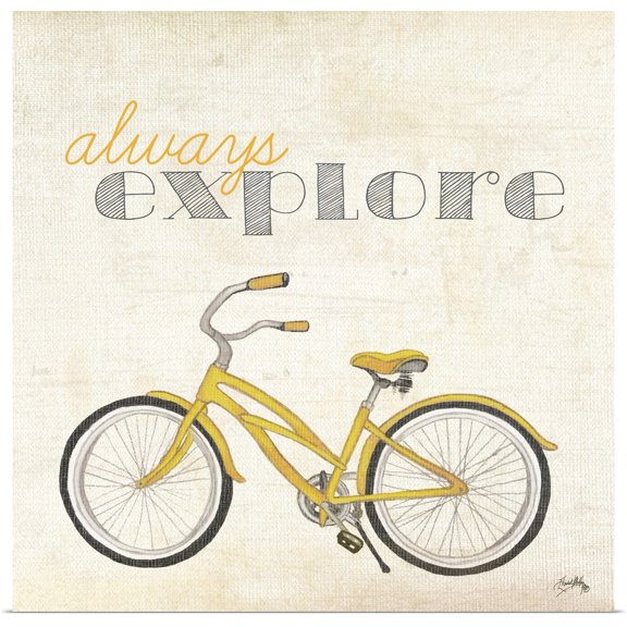 Great BIG Canvas | "Explore and Adventure I" Art Print - 20x20