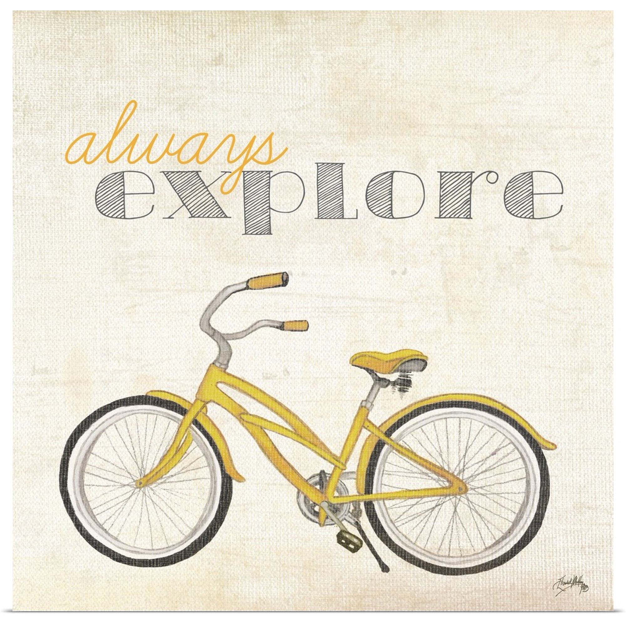 Great BIG Canvas | Explore and Adventure I Art Print - 20x20