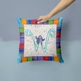 thumbnail image 2 of Carolines Treasures 8446-WPW1414 Beach and Seafood Decorative   Canvas Fabric Pillow 8446 14Hx14W multicolor, 2 of 4