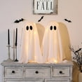 thumbnail image 7 of Halloween Decorations -2 Packs Spooky Ghosts with String Lights-Scary Ghost for Halloween Decor Indoor Party Home Table Room Kitchen and Fireplace Decor, 7 of 7