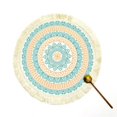 thumbnail image 1 of Round Boho Placemats Washable Cotton Teapot Mats Thick Circular Tassel Woven Placemat for Teapot/Mug, 1 of 5