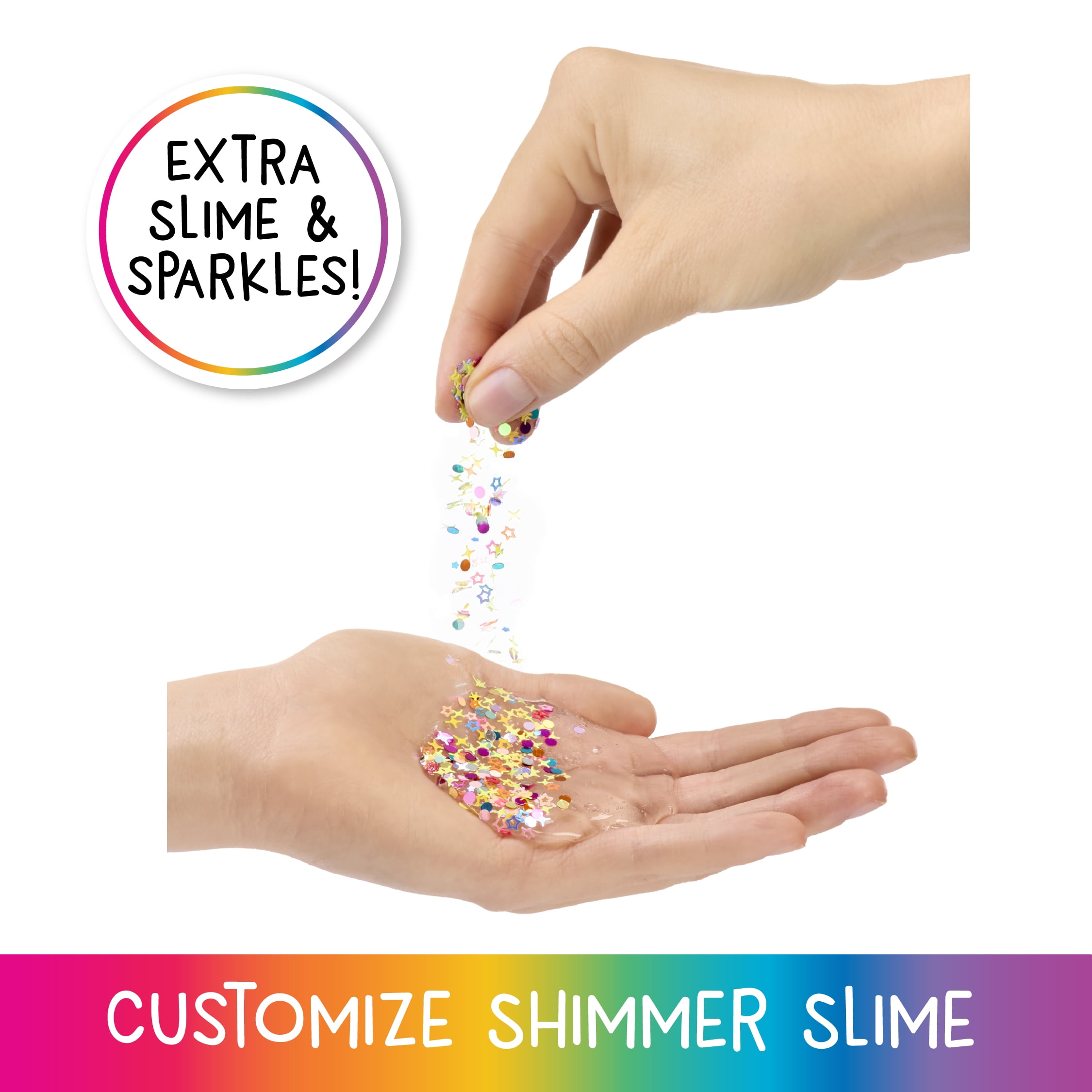 Rainbow High Rainbow Shimmers with Slime – Iris, Rainbow 11”, Create a Rainbow Fashion Doll, Slime