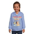 Bluey Toddler Girl Zip Up Hoodie and TShirt Set, 2Piece, Sizes 2T5T
