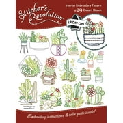 Stitcher's Revolution Desert Bloom Iron-on Transfer Pattern for Embroidery