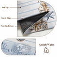thumbnail image 6 of Area Rugs for Living Room 4x6 Ft, Christmas Non Slip Area Rugs for Kitchen Bedroom Entryway, Sliver Xmas Ball Gifts Ocean Conch Starfish Coastal Washable Carpet Runner Rug Floor Mats for Bedroom, 6 of 8