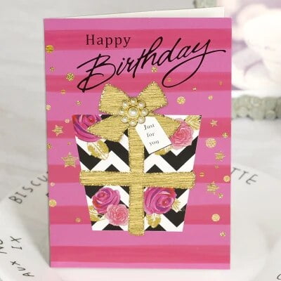 Nuevas tarjetas de cumpleaños bonitas, tarjetas de felicitación de feliz cumpleaños, tarjetas de regalo con purpurina para niños, suministros para fiestas