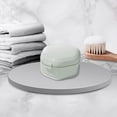 thumbnail image 2 of Dvruxg Denture Case - Portable Leakproof False Teeth Container Denture Cup With Lid, Portable Denture Cup | Denture Bath Case, Waterproof Dentures Case, Denture Container for Home, Offices, 2 of 5
