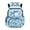 Blue Polka Dot Pattern, variant on Chririnla Lava Soccer Print Book Bag with Breathable Smooth Zippers Bookbag, Durable 17 Inch Multi-pocket Bookbag for School Back to School Travel