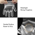 thumbnail image 4 of 100 guantes de plástico desechables, guantes de preparación de alimentos desechables más gruesos, guantes de cocina desechables a granel transparentes para cocinar, limpieza, talla única oso de fresa Hogar, 4 of 4