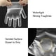 thumbnail image 2 of 100 guantes de plástico desechables, guantes de preparación de alimentos desechables más gruesos, guantes de cocina desechables a granel transparentes para cocinar Sincero Hogar, 2 of 5