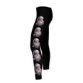 thumbnail image 4 of QIUOMBBP Yoga Leggings for Women Christmas Gifts Stretch High Waist Hip Lift Pants Full Length Workout Legging Tights, Black, M, 4 of 10