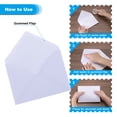 thumbnail image 4 of Uxcell 5x7 Envelopes, 50Pcs A7 Size V Flap Invitation Envelopes, Purple, 4 of 7