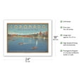 thumbnail image 2 of Coronado Island California - Across the Bay from San Diego - Hotel Del Coronado - Sailing - Vintage Travel Poster by Kerne Erickson - Bamboo Fine Art 290gsm Paper Print (Unframed) 18x24in, 2 of 4