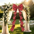 thumbnail image 4 of Cififendec Large Christmas Giant Plaid Bow Ornament, 78.74"×19.69", Tartan Bow Hanging Decoration for Party Backdrop and Seasonal Scene Styling, 4 of 6