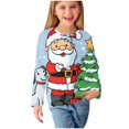 thumbnail image 2 of Christmas Shirts for Boys and Girls Girls Christmas Shirts Boys Christmas Tops Girls Long Sleeve Prints Shirts Christmas Crewnecks Tops Dressy Casual Blouses Clothes, 2 of 6
