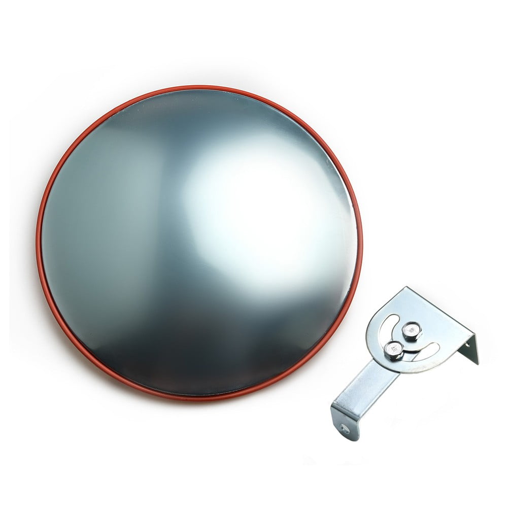 30cm 12Traffic Convex Mirror Road Wide Angle Blind Spot Safety For Wall & Pole 