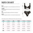 thumbnail image 5 of PAYOHTO Women's Cross Front Bikini Set with High Elasticity Soft Padding Cute Baby Girl Pattern Bathing Suit Crop Top Swimsuit, 5 of 9