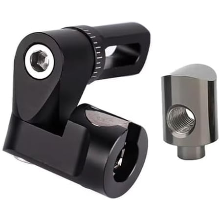 Single Side Adjustable V Bar Mount Archery Stabilizers Bow Stabilizer Quick Disconnect Rod for Compound Bow Single Sidebar Back Bar Stabilizer Mount$$Other