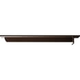 thumbnail image 4 of Ekena Millwork 3"W x 20"D x 2"H Heaton Hidden Support Steel Bracket w/ 16" Support Depth, Hammered Dark Bronze, 4 of 11