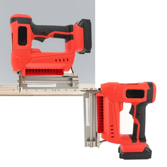 Brad Nailer, Lithium Brad Nailer Kit 18 Gauge US Plug 100-240V 18V for Roof Floor Furniture