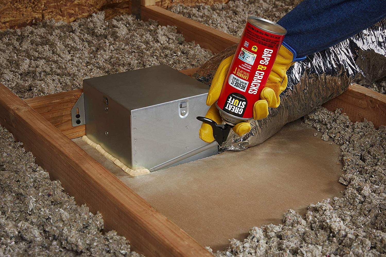Great Stuff Smart Dispenser Expanding Foam Sealant, Gaps & Cracks, 12 oz