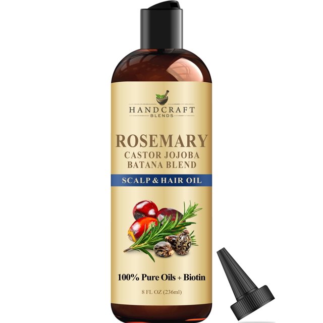 Aceite para el cabello Handcraft Blends con romero 240 mL 100% puro y natural