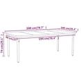 thumbnail image 4 of vidaXL 9 Piece Garden Dining Set Black, 4 of 4