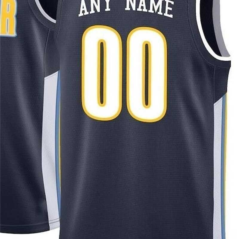 NBA_ Basketball Jerseys 75th 2022 Custom Printed Denver's Nuggets's 15