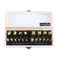 thumbnail image 3 of Juego de fresas Accusize Industrial Tools, 20 piezas, revestidas con HSS TiN, 3 of 9