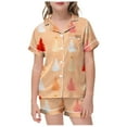 thumbnail image 1 of WEAIXIMIUNG 2024 Children's Shirt And Pants Set Christmas Pyjamas Set With Pockets Christmas Set 10-11 Years, 1 of 6