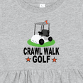 thumbnail image 4 of Inktastic Crawl Walk Golf Future Golfer Girls Baby Dress, 4 of 5