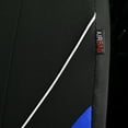 thumbnail image 4 of Flying Banner Car Seat Covers Front Rear Full Set Protectors Auto Interior Car Accessories Rear Bench Split 40/60 50/50 60/40 Piping Sporty Blue Black, 4 of 6