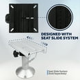 thumbnail image 6 of Boat Seat Pedestals, Pedestal Boat Seat Base, Fixed Height 12 Inches, 360 Degree Seat Base Rotation, Premium Marine-Grade Aluminum with E-coating Finish, Pontoon Fishing Boat - FO4477, 6 of 9