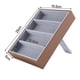 thumbnail image 5 of Sunglasses Display Glasses Cases 4 Grids Sunglasses Display - Brown, 5 of 5