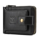thumbnail image 1 of Billetera de cuero Cartera de cuero con cremallera plegable para hombres Bolsa de viaje Regalo BULLCAPTAIN Billetera de cuero, 1 of 7