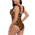thumbnail image 5 of Yiaed Cute Squirrel Print Women's Ruffled One Piece Swimsuit V Neck Swimwear Slimming Monokini for Woman-XX-Large, 5 of 8