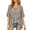 Grey-1, variant on Crochet Crop Tops for Women Summer Tank Tops Hollow Out Beach Cover Ups V Neck 3/4 Sleeve Pullover Sweater Shirts