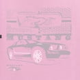 thumbnail image 2 of Wild Bobby, Distressed Ford Mustang Front Grill, Cars and Trucks, Front and Back Unisex Crewneck Graphic Sweatshirt, Light Pink, 5X-Large, 2 of 4