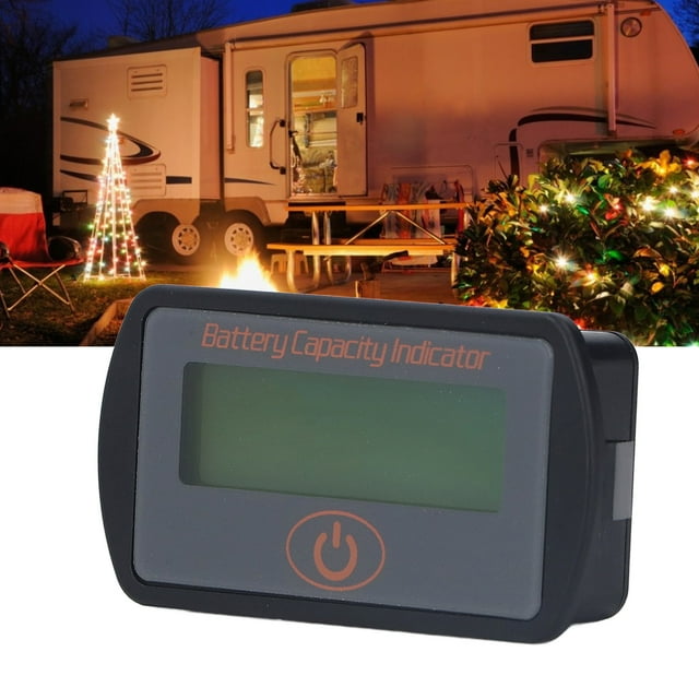 Oubit Battery Meter,Battery Meter Waterproof Lithium Battery Capacity Voltage Indicator Battery Voltage Meter Striking Appearance
