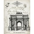 thumbnail image 4 of Gango Home Decor Vintage Paris Arc Du Carrousel and Eiffel Tower Wall Art; Two Black & White 11x14in Art Prints in Black Frames, 4 of 6