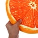 thumbnail image 3 of Cojines redondos: Cojín de fruta 3D naranja realista, decorativo y cómodo para el suelo, ideal para el sofá o la oficina., 3 of 3