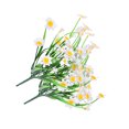 thumbnail image 1 of Flores artificiales Naiovety plantas falsas al aire libre Decoración Blanco, 1 of 6