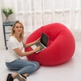thumbnail image 1 of Inflatable Floating Lounger Air Sofa for Pool Lake Relaxation Comfortable Portable Water Couch with Soft Flocking, 1 of 3